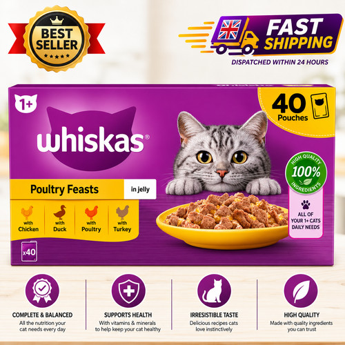 85g whiskas poultry - 1+,