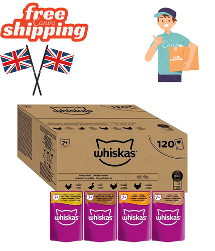 Whiskas senior wet cat - 7+,