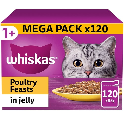 120 85g whiskas poultry - 120,