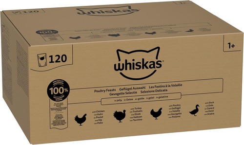 120 85g whiskas - 120, poultry
