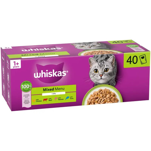 120 85g whiskas mixed - 1+,