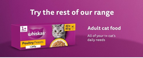 120 85g whiskas poultry - x, 1+
