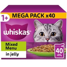 120 x 85g Whiskas 1+ Mixed
