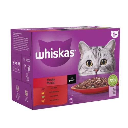 192 85g whiskas meaty - 192,