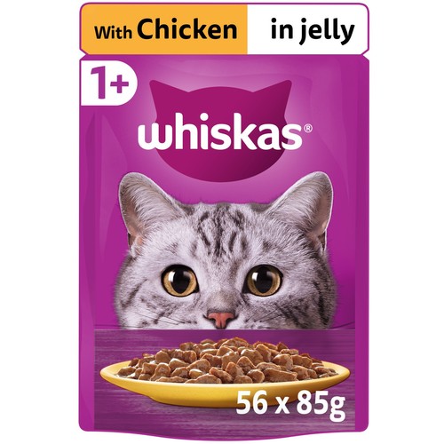 85g whiskas adult - 1+, wet