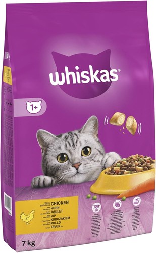 Whiskas adult dry cat food - food, 7kg