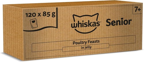 Whiskas senior wet - 7+, food