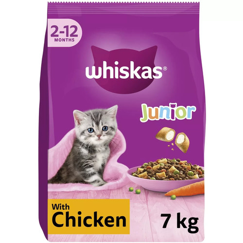 7kg whiskas kitten junior - whiskas,