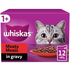 96 x 85g Whiskas 1+ Meaty