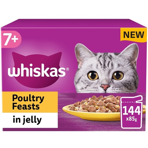 144 85g whiskas poultry - 85g,