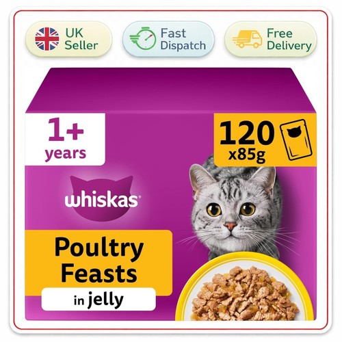 120 85g whiskas poultry - 85g, 1+
