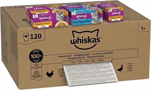 120 85g whiskas poultry - x,