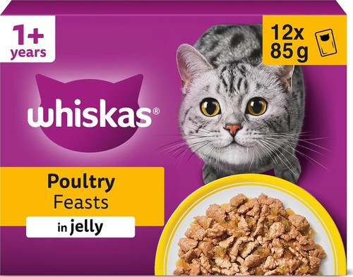 Whiskas cat pouches poultry - 1+,