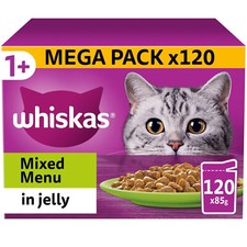 120 x 85g Whiskas 1+ Mixed