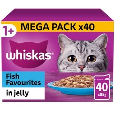 80 x 85g Whiskas 1+ Fish