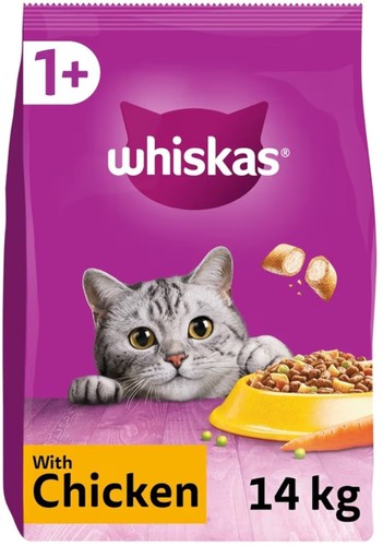 Whiskas adult cat food chicken - whiskas,