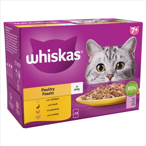 Whiskas senior poultry - senior, 7+