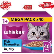 40 x 85g Whiskas 1+ Fish