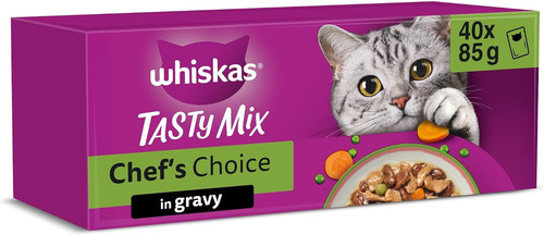 Whiskas tasty mix - mix, 1+chef´s