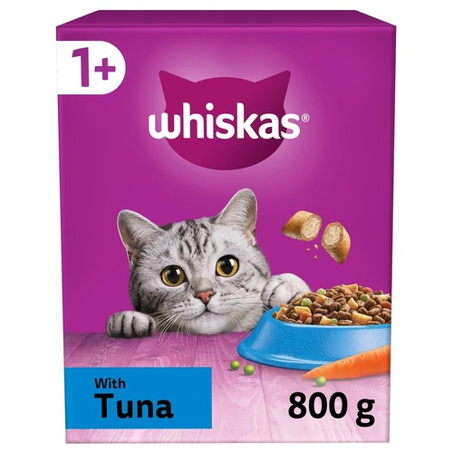 800g whiskas adult cat - 1+,