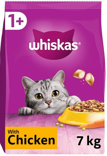 Whiskas chicken dry cat - cat, food