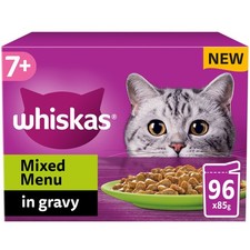 96 x 85g Whiskas 7+ Mixed Menu