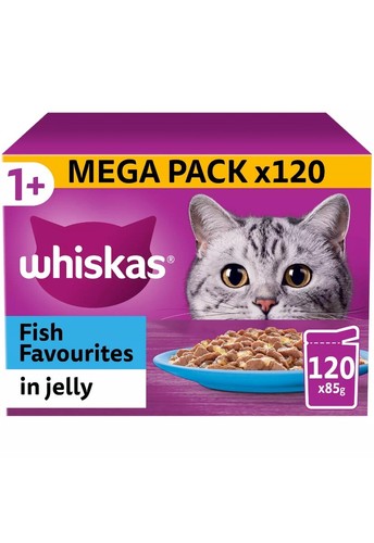 120 85g whiskas fish - x,