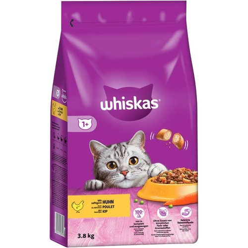 8kg chicken whiskas dry - 3.8kg,