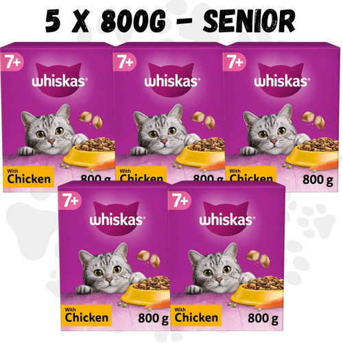 Whiskas senior cat dry - x,