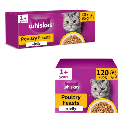 120 85g whiskas poultry - whiskas, 1+