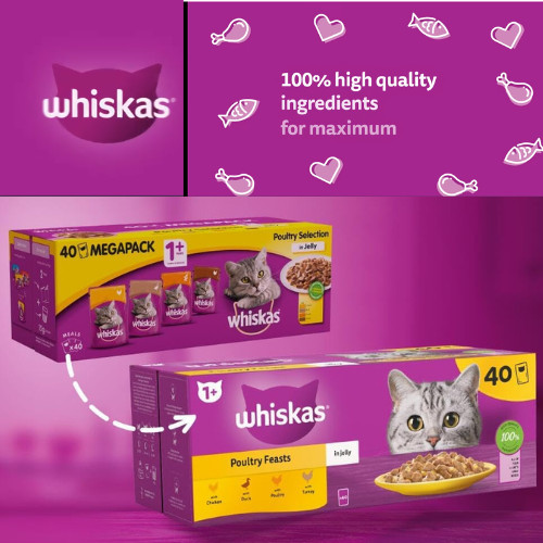 120 85g whiskas poultry - whiskas, 1+