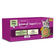 100 x 50g Whiskas 1+ Adult Wet