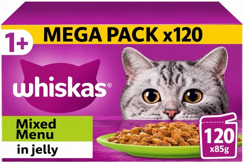 120 85g whiskas mixed - 85g, 1+