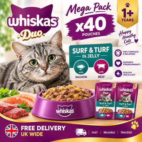Whiskas duo surf and - 1+, turf
