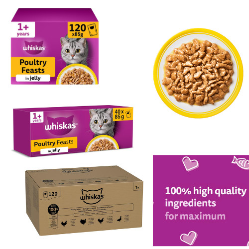 120 85g whiskas poultry - 85g,