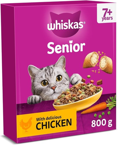 Whiskas senior dry cat - senior, food