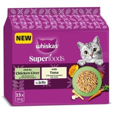 90 x 50g Whiskas 1+ Adult Wet