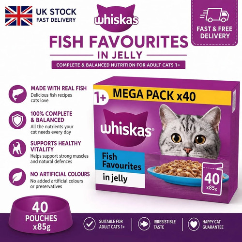85g whiskas fish - 40,