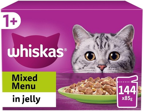 144 85g whiskas mixed - 144,