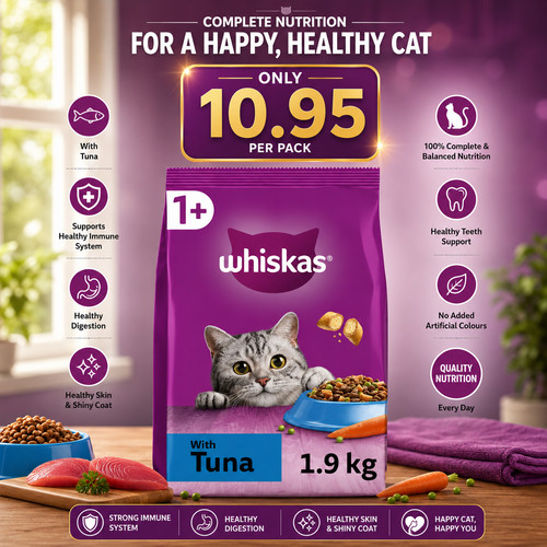 Whiskas cat food - 1+,