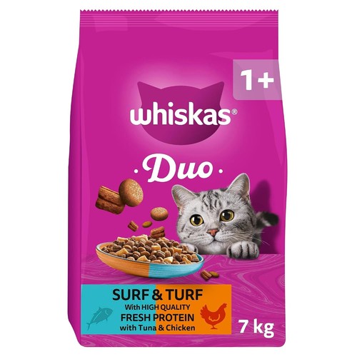 Whiskas duo adult dry cat - duo,